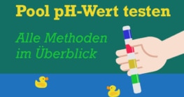Abbildung: Pool pH-Wert testen