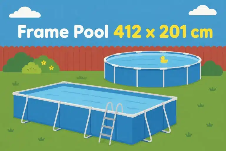 Frame Pool 412 x 201 cm - Illustration