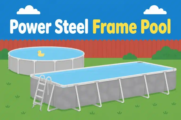 Power Steel Frame Pool - Illustration