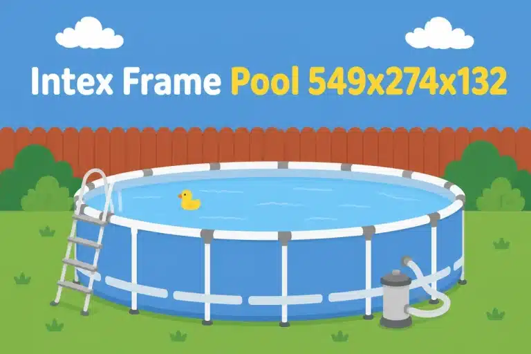 Intex Frame Pool 549x274x132 - Illustration