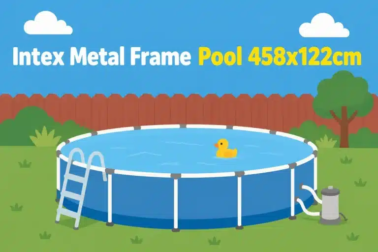 Intex Metal Frame Pool 458x122cm - Illustration