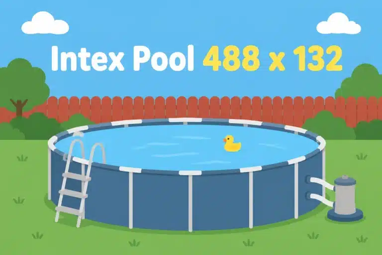 Intex Pool 488 x 132 - Illustration