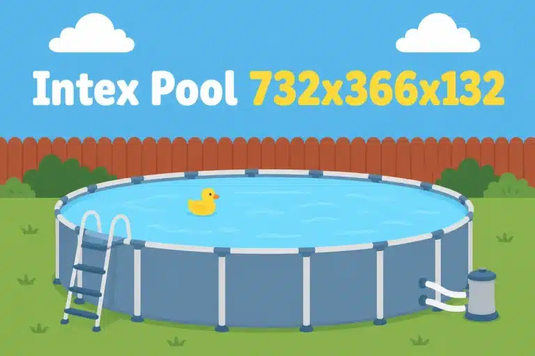 Intex Pool 732x366x132 - Illustration