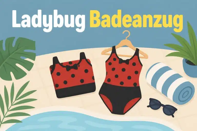 Ladybug Badeanzug - Illustration