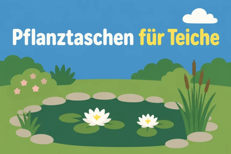 Pflanztaschen für Teiche - Illustration