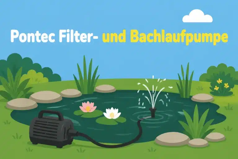 Pontec Filter- und Bachlaufpumpe - Illustration