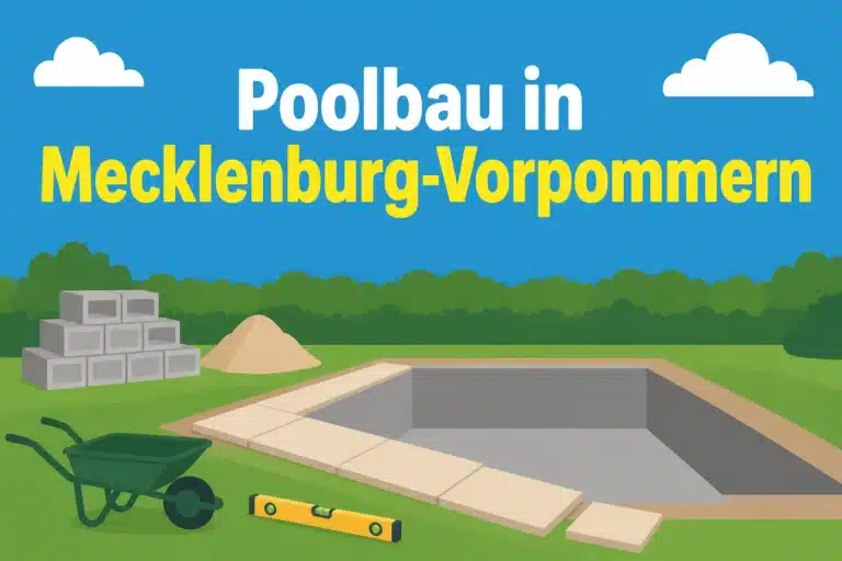 Poolbau in Mecklenburg-Vorpommern - Illustration