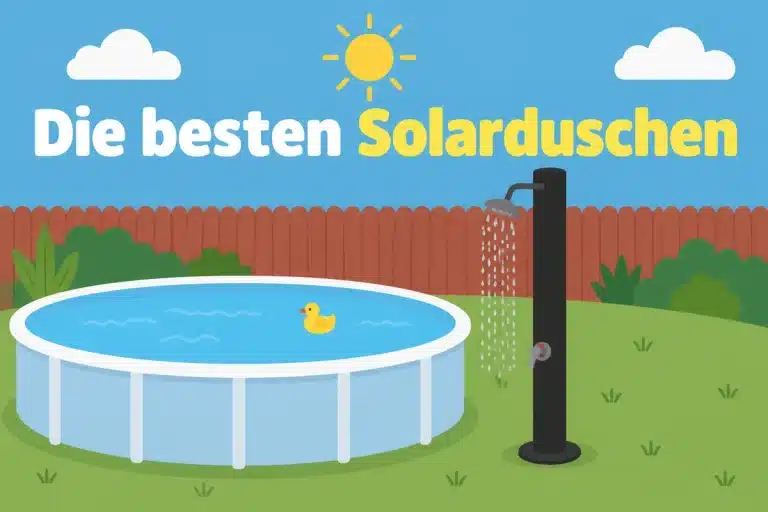 Die besten Solarduschen - Illustration