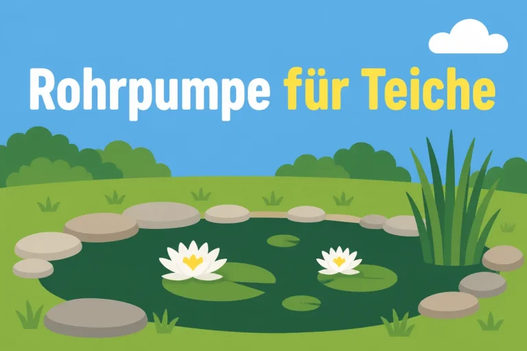 Rohrpumpe für Teiche - Illustration