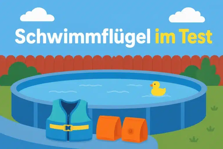 Schwimmflügel im Test - Illustration