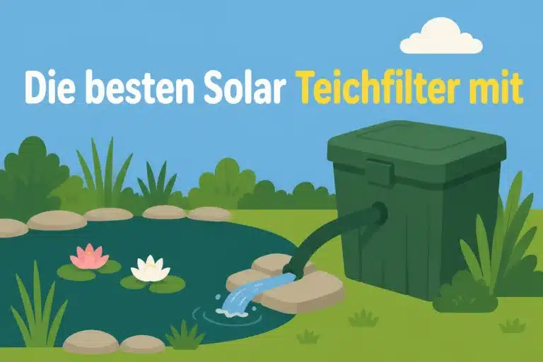 Die besten Solar Teichfilter mit - Illustration
