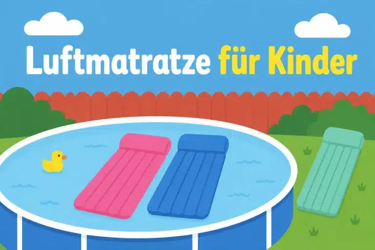 Luftmatratze für Kinder - Illustration