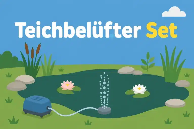 Teichbelüfter Set - Illustration