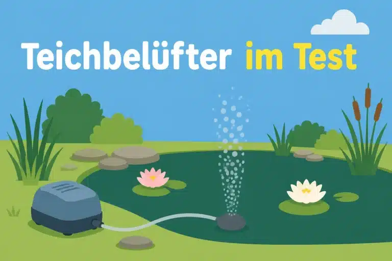 Teichbelüfter im Test - Illustration