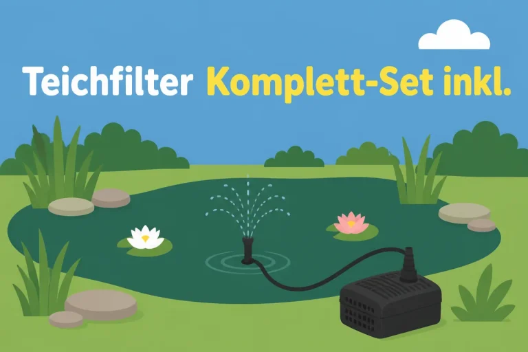 Teichfilter Komplett-Set inkl. - Illustration