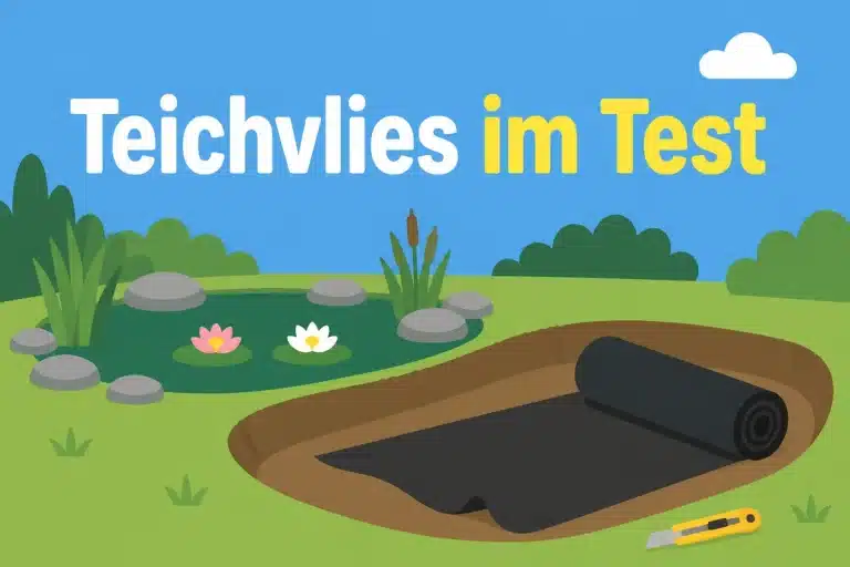 Teichvlies im Test - Illustration
