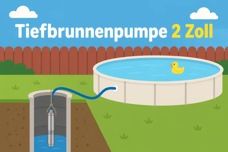 Tiefbrunnenpumpe 2 Zoll Test: Die 3 besten 2 Zoll Pumpen 2023 - Illustration
