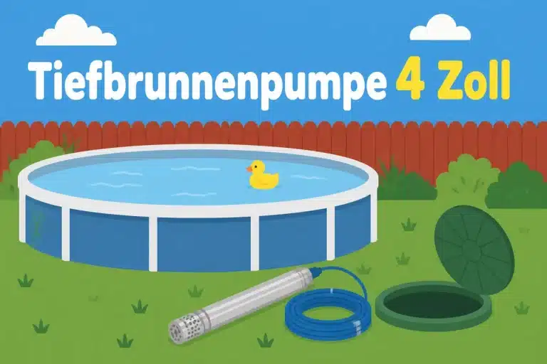 Tiefbrunnenpumpe 4 Zoll - Illustration