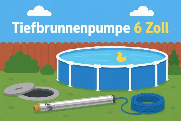 Tiefbrunnenpumpe 6 Zoll - Illustration