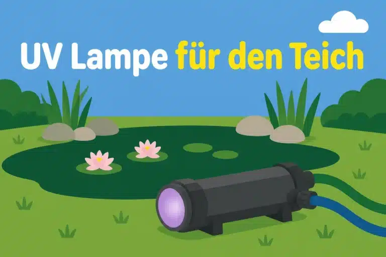 UV Lampe für den Teich - Illustration