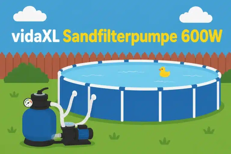 vidaXL Sandfilterpumpe 600W - Illustration