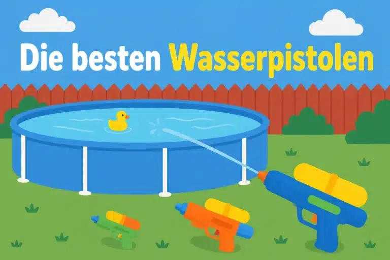 Die besten Wasserpistolen - Illustration